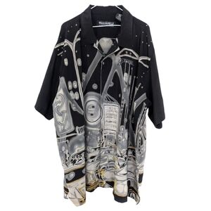 Pelle Pelle Men Button Down Shirt 3XL